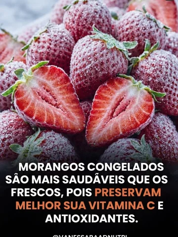 Nutrição inteligente e congelamento! 🥶 Eu ficarei orgulhsoa se você disser que 