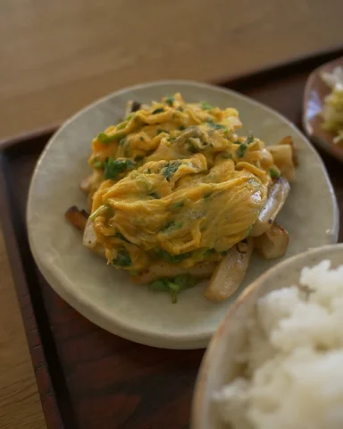 定食クラス＜Cibo e Ginoにて開催＞
箸で食べる、定食スタイルの料理教室です。今回は、カリフラワーの腐乳あえや、茄子と牡蠣の蒸し物などなど。牡蠣が苦手な