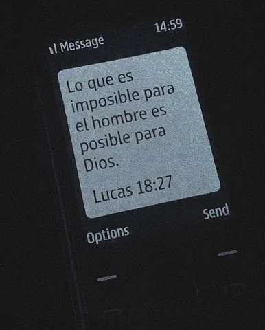 Cuando todo parece imposible, recuerdo que hay un poder más grande obrando en si