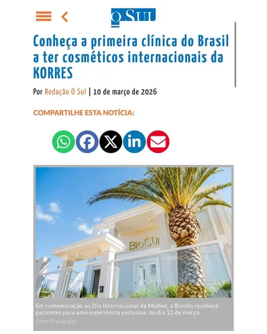 Quando excelência encontra propósito, o resultado vira notícia.

A Bioclin agora