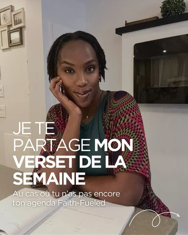Toujours sous le thème de la vision, je te partage mon verset de la semaine!🙌🏽