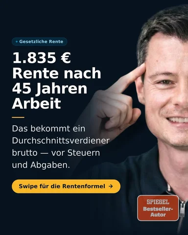 Weißt du, wie hoch deine gesetzliche Rente wirklich sein wird? Die meisten haben