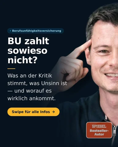 Die BU zahlt sowieso nicht — oder doch? 🤔

Dieses Vorurteil hält sich hartnäcki