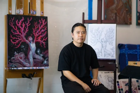 Ahead of James Jean’s solo show, ‘Sintila’, in Jakarta, Baik Art visited Jean in