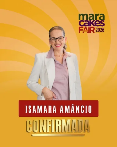 A @isamaraamancio está confirmada na 10ª edição da Mara Cakes Fair. 

Referência