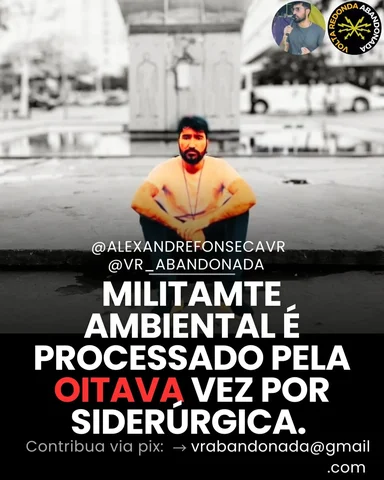 Agora já são 6 processos criminais e 2 civis.

Um militante social, @alexandrefo