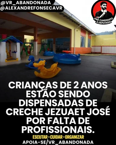 O novo relato vem da Creche Jezuaet José de Souza, no bairro Niterói. Segundo mã