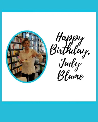 Happy birthday, Judy Blume!

This is one of our favorite pictures from a few yea