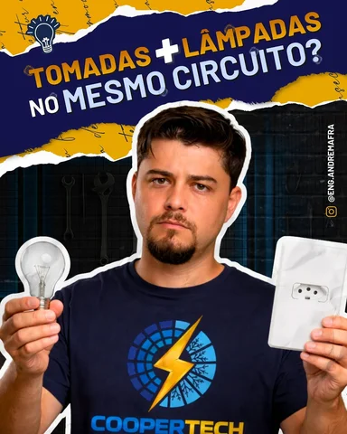 Tomada e Lâmpada no mesmo circuito: PODE OU NÃO PODE?
O que a NBR 5410 realmente