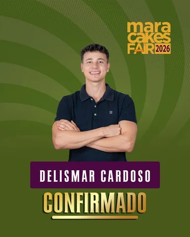 A @mais_receitas_ está confirmada na 10ª edição da Mara Cakes Fair. 

Delismar C