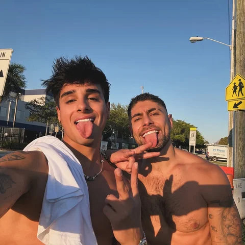 que dupla en Miami 🏝️🇦🇷🇨🇴