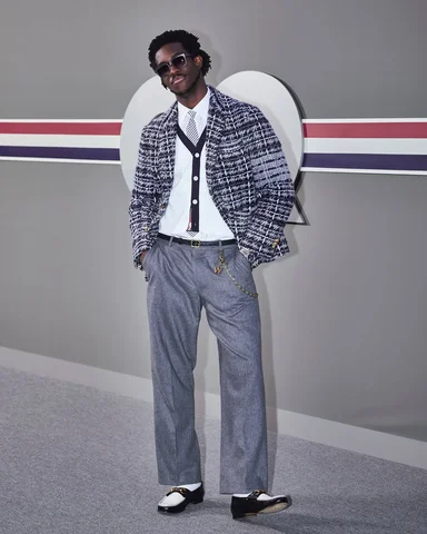 @GQ Bowl. No games played. Wearing head to toe pre-loved and vintage finds from 