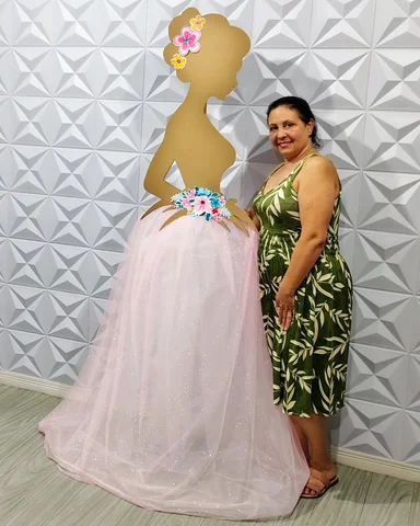 Olha Essa Decoração LINDA para Encontro de Mulheres 😍 Silhueta Feminina com Mol