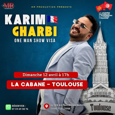 🎭 𝐓𝐎𝐔𝐋𝐎𝐔𝐒𝐄 - @gharbiikarim - 𝐕𝐈𝐒𝐀

📅 𝗗𝗶𝗺𝗮𝗻𝗰𝗵𝗲 𝟭𝟮 𝗮𝘃𝗿�