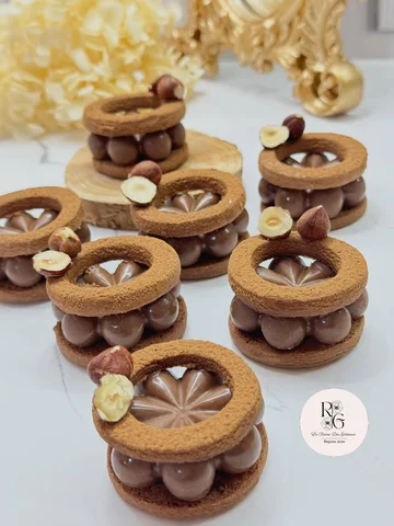 بريستيج الكرمبل والنوازاة 🌰 #حلويات#حلويات_جزائرية_تقليدية#حلويات#حلوياتتقليدية