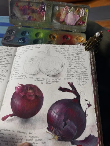 Some of the mixed media  techniques I’ll be teaching in the Botanical Sketchbook
