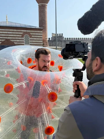 Balon futbolu ile İstanbul çekimlerimizi tamamladık🥵 Sonraki şehirde sıra geces