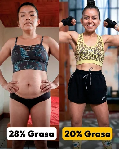 Victoria entrenaba… pero su abdomen cada vez se veía más abultado.

Llevaba mese