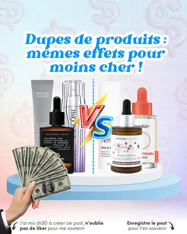 DUPES DE PRODUITS CHERS  . Hello les Skin Addicts 👋 ! Cherches-tu aussi à rempl