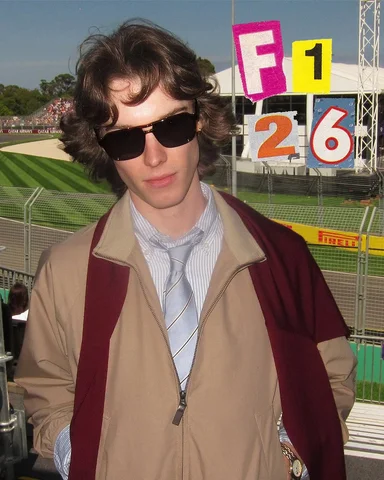 Fast cars, new rules, and a pair of @uniqloau shades to keep things clear🏎️ #Li