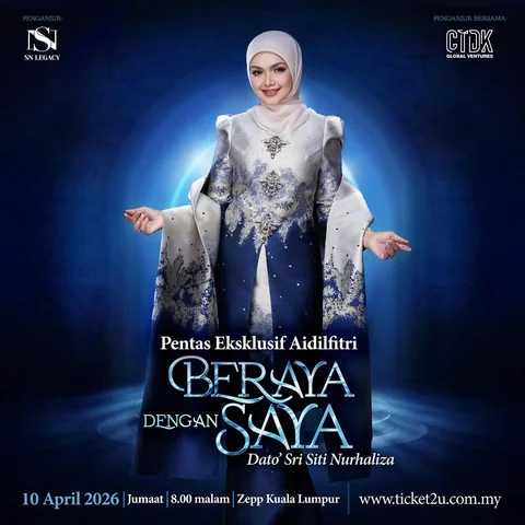 Pentas Eksklusif Aidilfitri Beraya Dengan Saya, Dato' Sri Siti Nurhaliza, 10 Apr