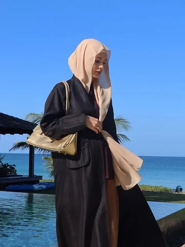 My instant hijab and abaya - @izaraworld and my handbag collection with @aliffsy