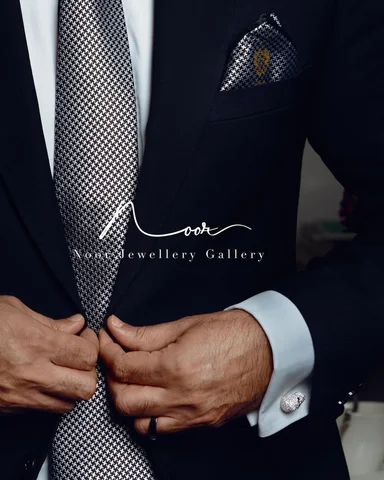 دکمه سر دست برلیان با طرح اسکلت | Diamond Skeleton Cufflinks @noorjewellerygalle