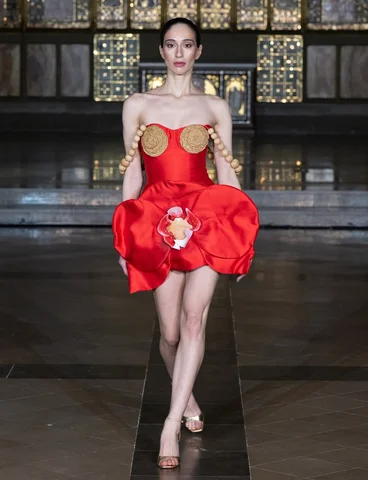 Bibi Lawrence presentation during London Fashion Week, held at St John’s Church,