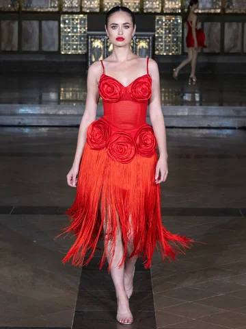 Bibi Lawrence presentation during London Fashion Week, held at St John’s Church,