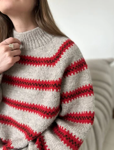 Harbor Sweater, coming this month.

Pattern is currently in testing with the mos