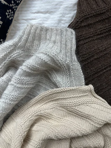 Clay Sweater, featuring a unique construction and lines inspired by nature 🤎 


