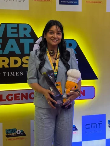 Awarded Best Chef Influencer by @timesofindia ✨🏆🙏 aap log kamaal ho yrrrrrr🫠a