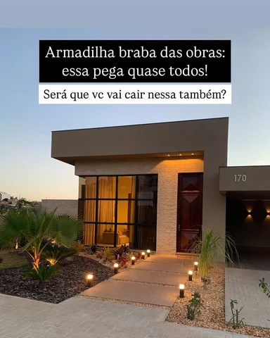 Filme repetido! Ele passa a cada final de obra! Vc já pagou quase tudo e o empre
