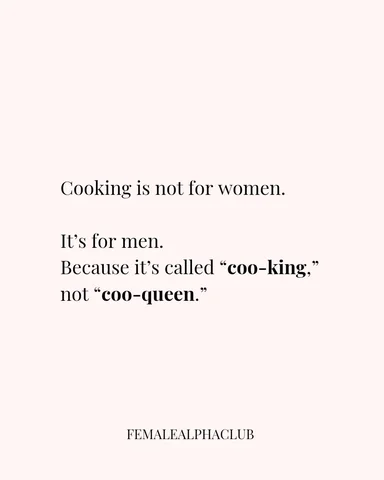 Right? 😂🙌
Follow @femalealphaclub for daily content and discover how to grow a