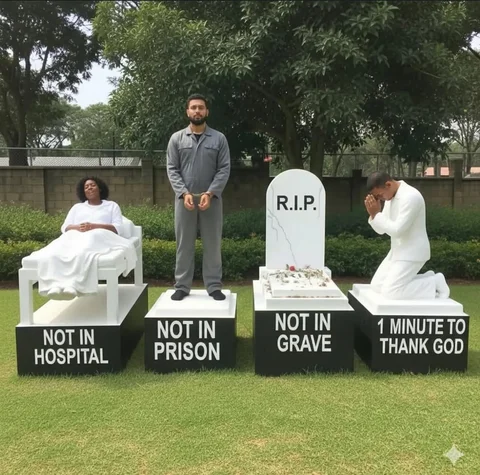 This image is AI generated , but it’s MESSAGE is a testimony to some of us . 202