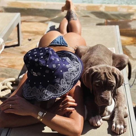 🩵💛 Cãopanheiro de sol!  Não basta dormir junto, tem que dividir a cadeira de s