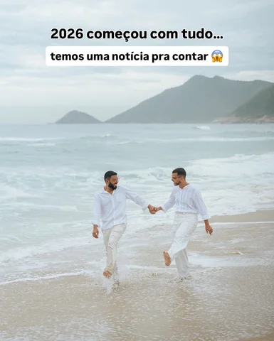 Depois de 7 anos juntos, tomamos a decisão mais importante das nossas vidas e de
