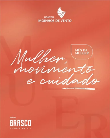 Em celebração ao Mês da Mulher, o Hospital Moinhos de Vento, em parceria com a @