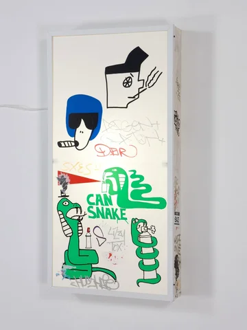 “Can Snake” light box Todd James