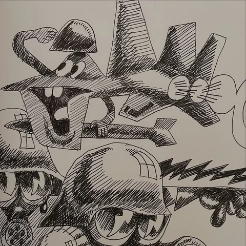 Ballpoint pen drawings 🙂✍️