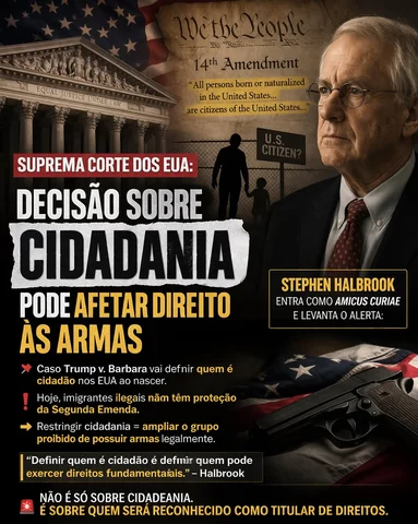 Nos Estados Unidos, um caso sobre cidadania pode acabar redefinindo algo muito m