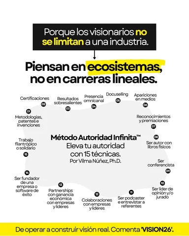 Los líderes que más admiro no construyeron una carrera. Construyeron un ecosiste