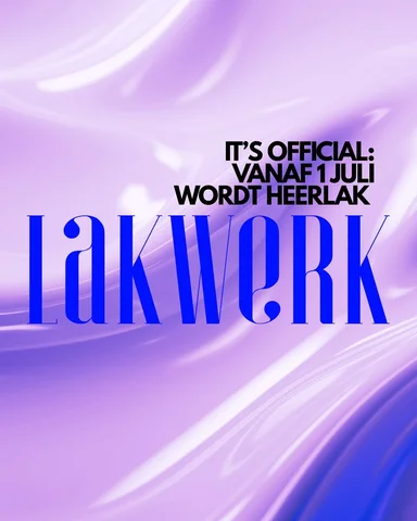 OMG! Big News! HEERLAK wordt LAKWERK. Vanaf 1 juli gaat de salon verder als LAKW