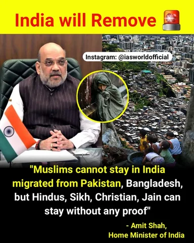 🔥🇮🇳 In a major decision, India's Home Ministry, led by Amit Shah, has announc