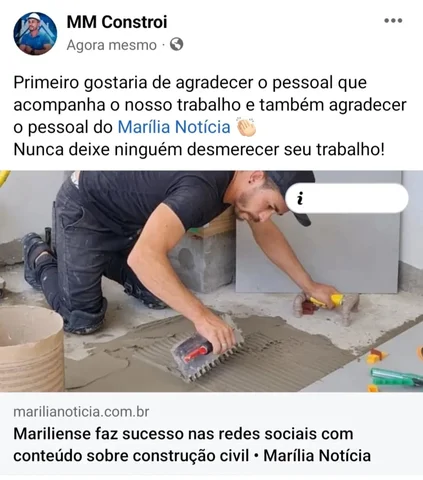 Primeiro gostaria de agradecer o pessoal que acompanha o nosso trabalho e também