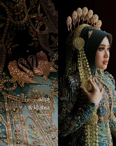 The wedding of Azmi & Khansa .
@khansa_mariska @askandaryoung 

Attire . @anarav