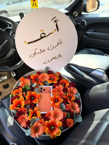 ⁨	آسف تأخرت عليكِ بالآيفون..⁩
#ايفون  #iphone  #iphone17  #luxurygifts  #orange 