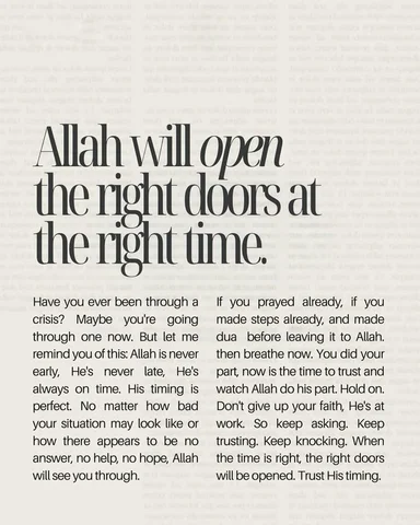 trust Allah (SWT) timings 🌺🤍