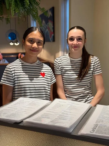 Meet our amazing hostesses Liliane & Raemiel at Blue Lobster Café Kitchen & Loun