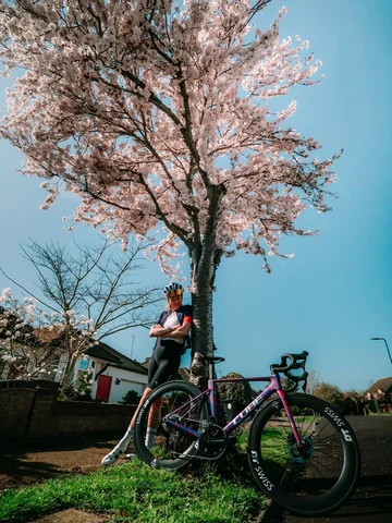 There’s a spring in my step because … 

It’s new bike day! 🌸 I’m out of my boot